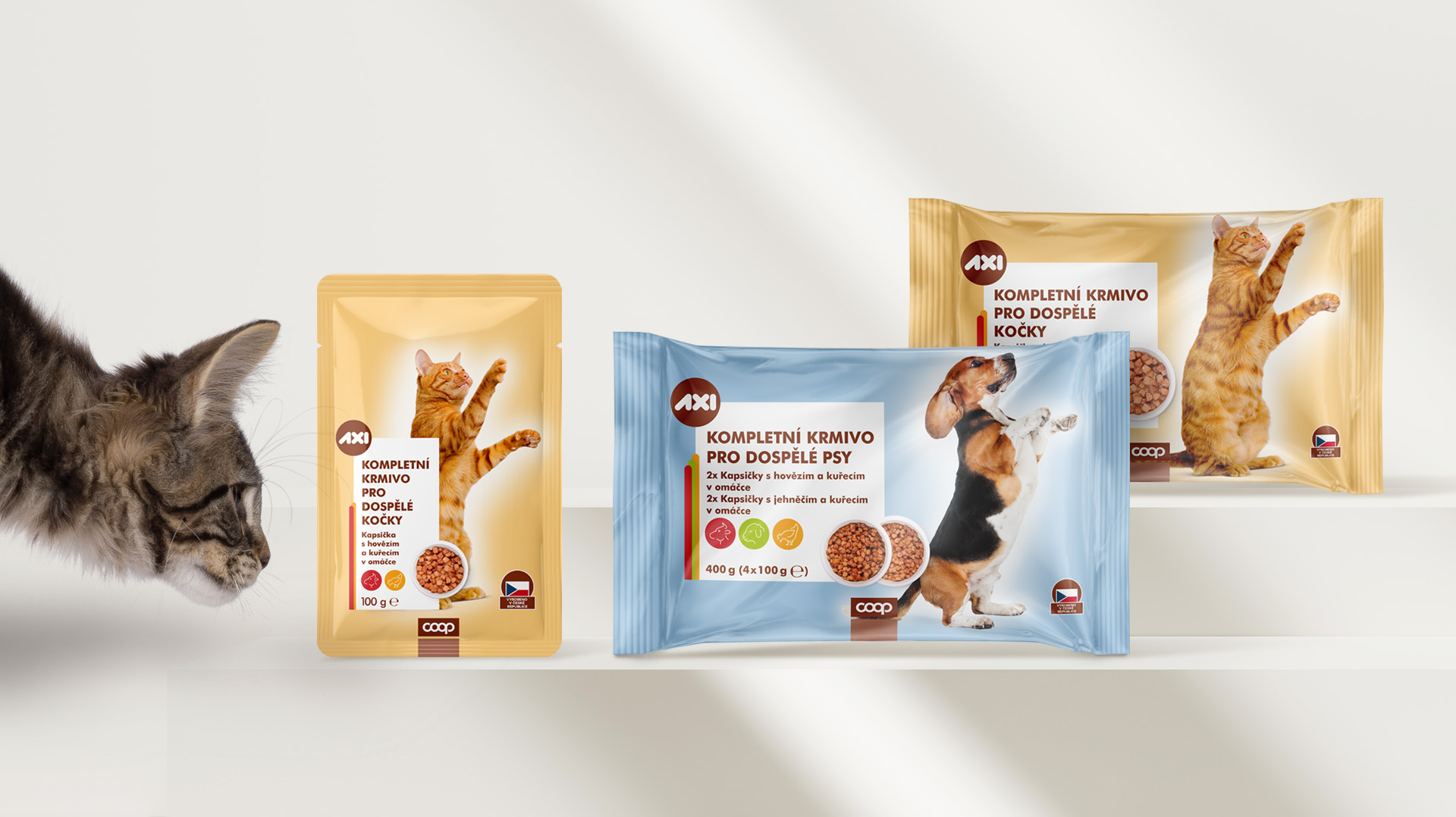 cat and dog food packaging design